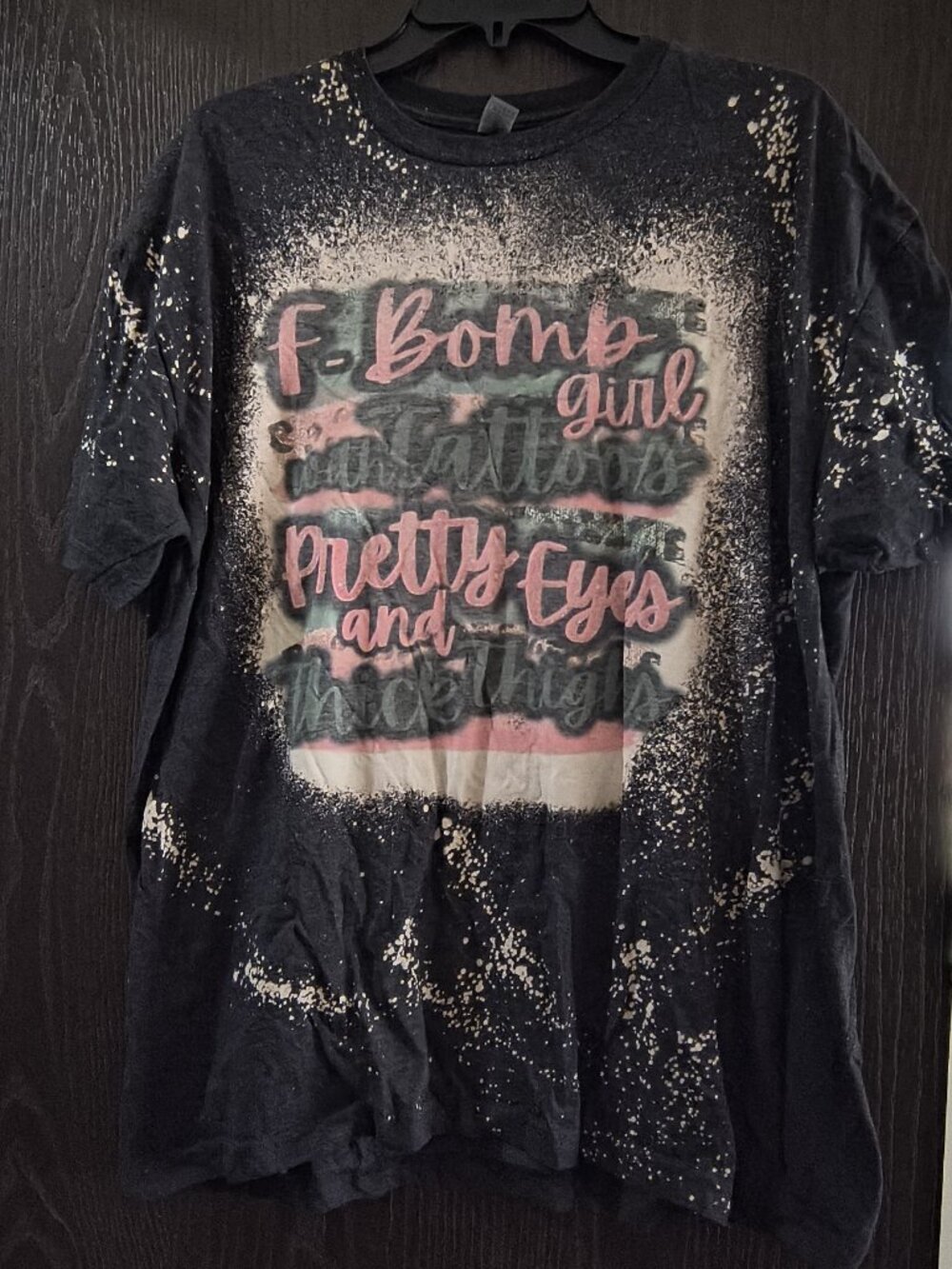 Splatter-Dye Graphic AirBrush Tee